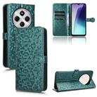 For Redmi 14C 4G Honeycomb Dot Texture Leather Phone Case(Green) - 1