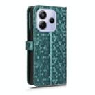 For Redmi Note 14 4G 163.25mm Honeycomb Dot Texture Leather Phone Case(Green) - 3