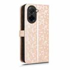 For Redmi A5 4G 171.7mm / Xiaomi Poco C71 Honeycomb Dot Texture Leather Phone Case(Gold) - 3