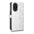 For Redmi A5 4G 173.3mm Honeycomb Dot Texture Leather Phone Case(Silver) - 3