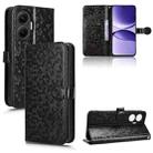 For Redmi Turbo 4 Pro 5G Honeycomb Dot Texture Leather Phone Case(Black) - 1