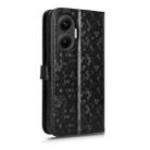 For Redmi Turbo 4 Pro 5G Honeycomb Dot Texture Leather Phone Case(Black) - 3