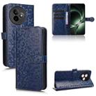 For Redmi K80 Ultra Honeycomb Dot Texture Leather Phone Case(Blue) - 1