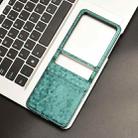 For Motorola Razr 50 Ultra Honeycomb Dot Texture Card Slot Leather Phone Case(Green) - 2