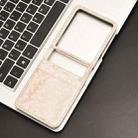 For Motorola Razr 60 Ultra Honeycomb Dot Texture Card Slot Leather Phone Case(Gold) - 2