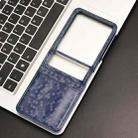 For Motorola Razr 60 Ultra Honeycomb Dot Texture Card Slot Leather Phone Case(Blue) - 2