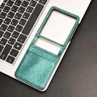 For Motorola Razr 60 Ultra Honeycomb Dot Texture Card Slot Leather Phone Case(Green) - 2