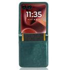 For Motorola Razr 60 Ultra Honeycomb Dot Texture Card Slot Leather Phone Case(Green) - 3