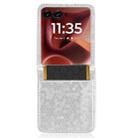 For Motorola Razr 60 Ultra Honeycomb Dot Texture Card Slot Leather Phone Case(Silver) - 3