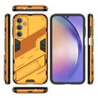 For Samsung Galaxy M35 5G Punk Armor 2 in 1 PC + TPU Shockproof Phone Case with Invisible Holder(Orange) - 3