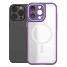 For iPhone 15 Pro Max Bodyguard MagSafe Magnetic Phone Case(Purple) - 1