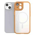 For iPhone 15 Plus Bodyguard MagSafe Magnetic Phone Case(Orange) - 1