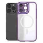 For iPhone 16 Pro Max Bodyguard MagSafe Magnetic Phone Case(Purple) - 1