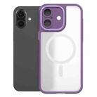 For iPhone 16 Plus Bodyguard MagSafe Magnetic Phone Case(Purple) - 1