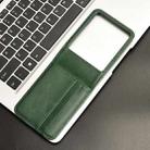 For Motorola Razr 50 Ultra Skin Feel Card Slot Leather Phone Case(Green) - 2