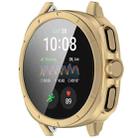 For Sansung Galaxy Watch 7 44mm PC + Tempered Film Integrated Watch Protective Case(Champagne Gold) - 2