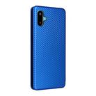 For Samsung Galaxy M06 5G / F06 5G Carbon Fiber Texture Flip Leather Phone Case(Blue) - 3