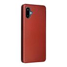 For Samsung Galaxy M06 5G / F06 5G Carbon Fiber Texture Flip Leather Phone Case(Brown) - 3