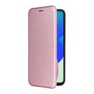 For Samsung Galaxy M06 5G / F06 5G Carbon Fiber Texture Flip Leather Phone Case(Pink) - 2