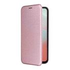For Samsung Galaxy M16 5G / F16 5G Carbon Fiber Texture Flip Leather Phone Case(Pink) - 2