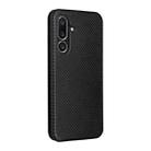 For Samsung Galaxy M56 5G Carbon Fiber Texture Flip Leather Phone Case(Black) - 3