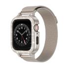 For Apple Watch Series 9 45mm Diamond TPU Hybrid Metal Frame Milan Watch Band(Starlight) - 1