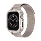 For Apple Watch Series 5 44mm Diamond TPU Hybrid Metal Frame Milan Watch Band(Starlight) - 1