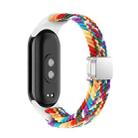 For Xiaomi Smart Band 9 / 8 Nylon Braided Loop Magnetic Buckle Integrated Watch Band(Rainbow) - 2