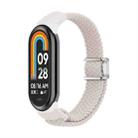 For Xiaomi Smart Band 9 / 8 Nylon Braided Loop Magnetic Buckle Integrated Watch Band(Starlight) - 1