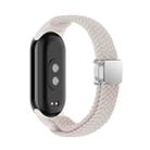 For Xiaomi Smart Band 9 / 8 Nylon Braided Loop Magnetic Buckle Integrated Watch Band(Starlight) - 2