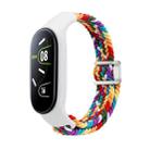 For Xiaomi Mi Band 7 / 6 / 5 / 4 / 3 Nylon Braided Loop Magnetic Buckle Integrated Watch Band(Rainbow) - 1