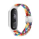 For Xiaomi Mi Band 7 / 6 / 5 / 4 / 3 Nylon Braided Loop Magnetic Buckle Integrated Watch Band(Rainbow) - 2