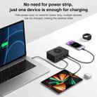 190W LED Display 3 x Type-C + 2 x USB Multi Ports Charger Support QI Wireless Charging(Black) - 2