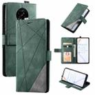 For Xiaomi Redmi K30 Pro Skin Feel Splicing Horizontal Flip Leather Case with Holder & Card Slots & Wallet & Photo Frame(Green) - 1