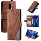 For Xiaomi Mi 9T Pro / Redmi K20 Pro Skin Feel Splicing Horizontal Flip Leather Case with Holder & Card Slots & Wallet & Photo Frame(Brown) - 1