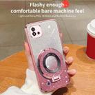 For Realme C20 / C20A / C11 2021 Plated Gradient Glitter Round Holder TPU Phone Case(Silver) - 3