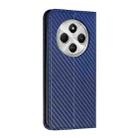 For Redmi A4 5G Carbon Fiber Texture Magnetic Flip Leather Phone Case(Blue) - 3
