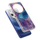 For Redmi 14C 4G Electroplating Marble Dual-side IMD Phone Case(Purple 016) - 3