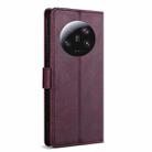 For Xiaomi 13 Ultra N.BEKUS CSJ-P1 Solid Color Leather Phone Case(Wine Red) - 3