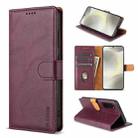 For Xiaomi 12T / 12T Pro N.BEKUS CSJ-P1 Solid Color Leather Phone Case(Wine Red) - 1