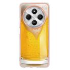 For Redmi 14C 4G Electroplating Marble Dual-side IMD Phone Case(Draft Beer) - 3