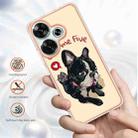 For Xiaomi Poco F6 5G Electroplating Marble Dual-side IMD Phone Case(Lucky Dog) - 2