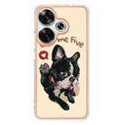 For Xiaomi Poco F6 5G Electroplating Marble Dual-side IMD Phone Case(Lucky Dog) - 3