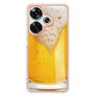 For Xiaomi Poco F6 5G Electroplating Marble Dual-side IMD Phone Case(Draft Beer) - 3