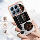 For Xiaomi 14T Electroplating Marble Dual-side IMD Phone Case(Retro Radio) - 2