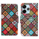 For Redmi 13 4G Colored Drawing Pattern Leather Phone Case(Ethnic Style) - 1