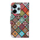 For Redmi 13 4G Colored Drawing Pattern Leather Phone Case(Ethnic Style) - 3