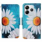 For Redmi Note 14 5G Colored Drawing Pattern Leather Phone Case(Chrysanthemum) - 1