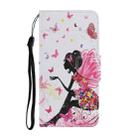 For Redmi Note 14 5G Colored Drawing Pattern Leather Phone Case(Dancing Girl) - 2