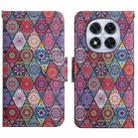 For Redmi Note 14 Pro 5G Colored Drawing Pattern Leather Phone Case(Diamond Kaleidoscope) - 1